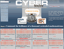 Tablet Screenshot of cybertester.com